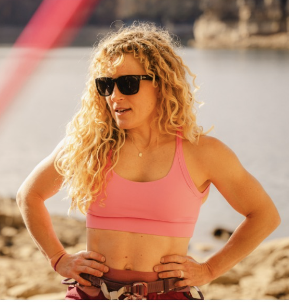 Customer enjoying green juice